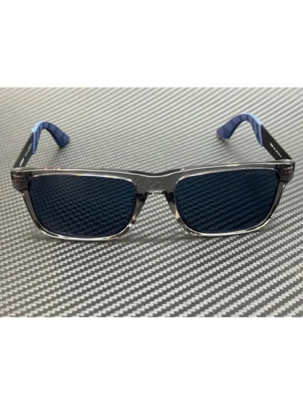New Montblanc Men Grey Sunglasses 54-17-145